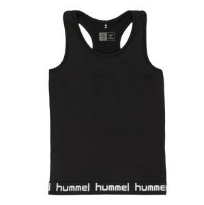 Sportovní top 'Nanna' Hummel černá / bílá