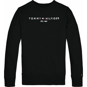 Mikina Tommy Hilfiger modrá / světle červená / černá / bílá