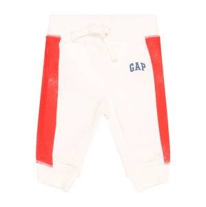 Kalhoty GAP modrá / červená / offwhite