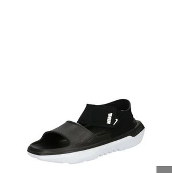 Sandály 'PLAYSCAPE' Nike Sportswear černá / bílá