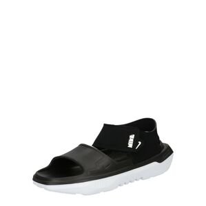Sandály 'PLAYSCAPE' Nike Sportswear černá / bílá