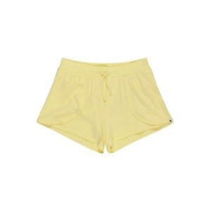 Kalhoty Abercrombie & Fitch světle žlutá