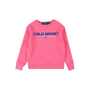 Mikina Polo Ralph Lauren marine modrá / pink / červená / bílá