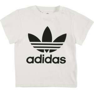 Tričko 'Adicolor Trefoil' adidas Originals černá / bílá