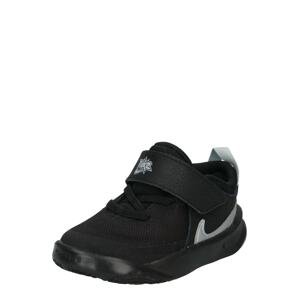 Sportovní boty 'Team Hustle' Nike světle šedá / černá