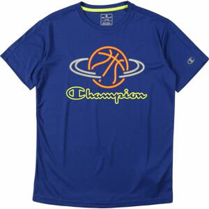 Tričko Champion Authentic Athletic Apparel modrá / žlutá / šedá / oranžová