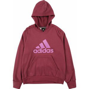 Sportovní mikina adidas performance pink / merlot