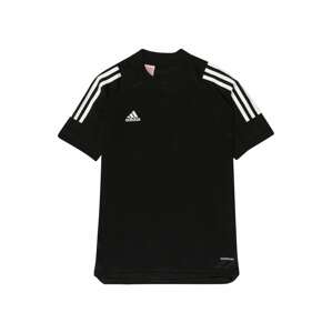 Funkční tričko adidas performance černá / bílá