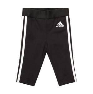 Sportovní kalhoty 'Essentials 3 Stripes' ADIDAS SPORTSWEAR černá / bílá