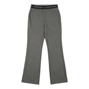 Kalhoty Calvin Klein Jeans tmavě šedá / černá