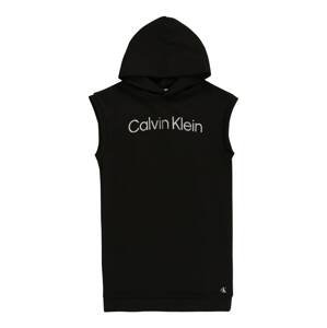 Šaty Calvin Klein Jeans šedá / černá