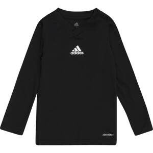 Funkční tričko adidas performance černá / bílá