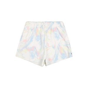 Kalhoty Abercrombie & Fitch světlemodrá / žlutá / růžová / bílá