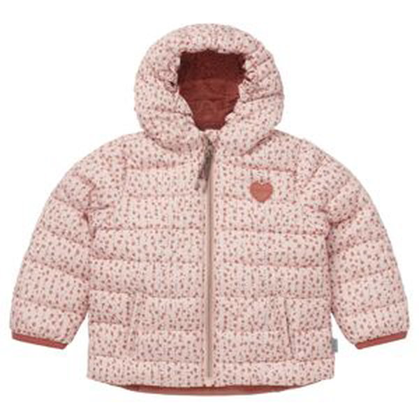 Zimní bunda Noppies grafitová / růžová / starorůžová