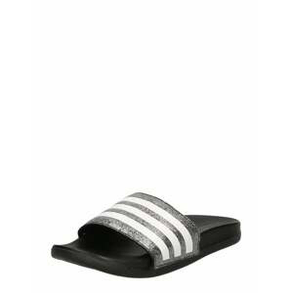 Plážová/koupací obuv 'Adilette Comfort' ADIDAS SPORTSWEAR černá / bílá