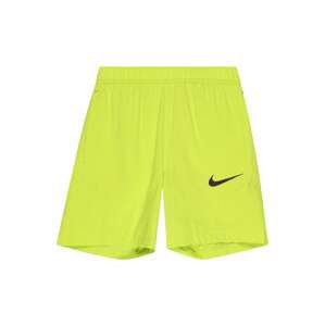 Sportovní kalhoty Nike limone / černá
