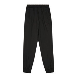 Sportovní kalhoty 'All Szn Fleece' ADIDAS SPORTSWEAR šedý melír / černá