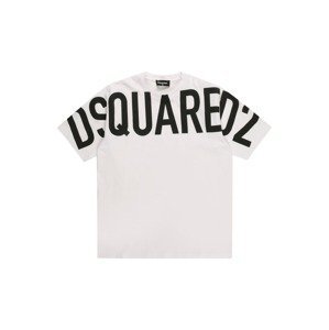 Tričko Dsquared2 černá / bílá