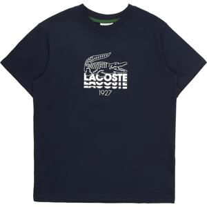 Tričko Lacoste námořnická modř / bílá