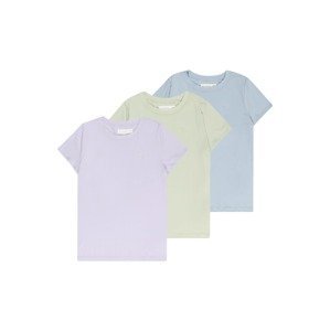 Tričko Abercrombie & Fitch pastelová modrá / pastelově zelená / pastelová fialová