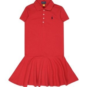 Šaty Polo Ralph Lauren námořnická modř / červená