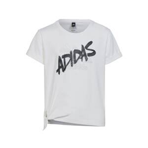 Funkční tričko 'Dance' ADIDAS SPORTSWEAR černá / bílá
