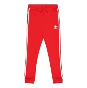 Kalhoty 'Trefoil' adidas Originals světle červená / bílá