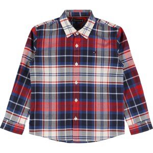 Košile Tommy Hilfiger modrá / šedá / pink / bílá