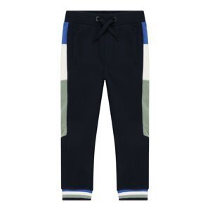 Kalhoty s.Oliver modrá / námořnická modř / pastelově zelená / bílá