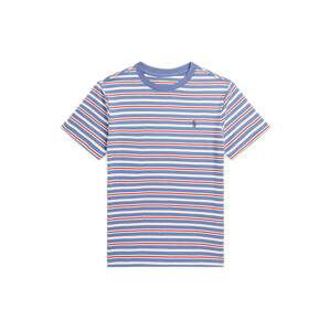 Tričko Polo Ralph Lauren kouřově modrá / červená / bílá