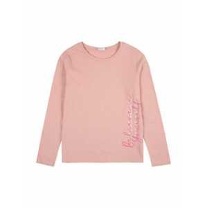 Tričko s.Oliver pink / pastelově růžová / bílá