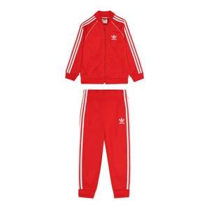 Joggingová souprava 'Adicolor Sst' adidas Originals červená / bílá