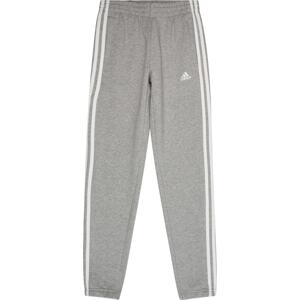 Sportovní kalhoty 'Essentials' ADIDAS SPORTSWEAR šedý melír / bílá