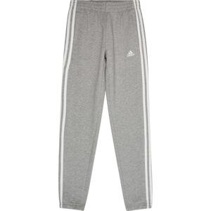 Sportovní kalhoty 'Essentials' ADIDAS SPORTSWEAR šedý melír / bílá