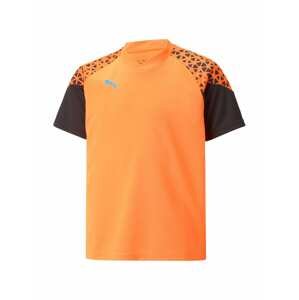 Funkční tričko 'Individual Cup' Puma stříbrně šedá / oranžová / černá