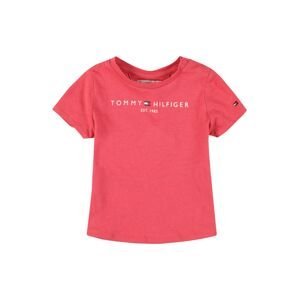 Tričko Tommy Hilfiger pink / bílá