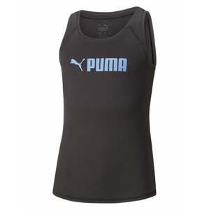 Funkční tričko Puma světlemodrá / černá