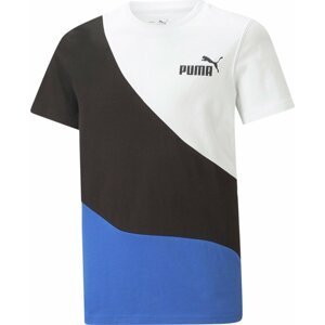 Tričko Puma modrá / černá / bílá