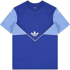 Tričko 'Adicolor' adidas Originals modrá / světlemodrá / bílá