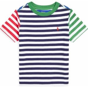 Tričko Polo Ralph Lauren námořnická modř / královská modrá / trávově zelená / bílá