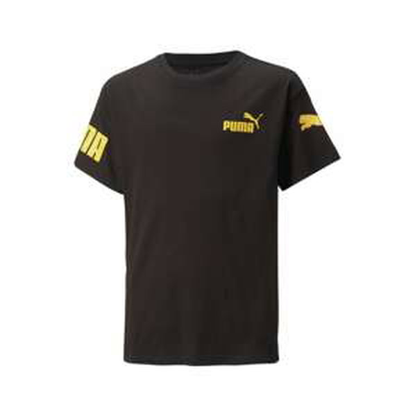 Tričko Puma zlatě žlutá / černá