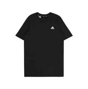 Funkční tričko 'Essentials Small Logo ' ADIDAS SPORTSWEAR černá / bílá