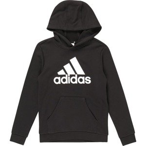 Sportovní mikina 'Big Logo Essentials ' ADIDAS SPORTSWEAR černá / bílá