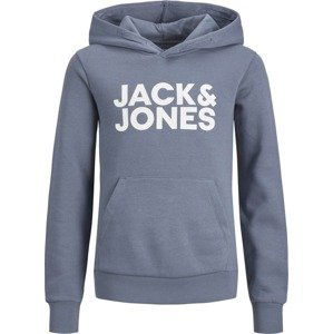 Mikina Jack & Jones Junior chladná modrá / bílá