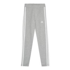 Sportovní kalhoty 'Essentials 3-Stripes ' ADIDAS SPORTSWEAR šedá / bílá