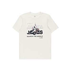 Tričko Jack & Jones Junior béžová / černá / bílá