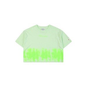 Tričko Champion Authentic Athletic Apparel svítivě zelená / pastelově zelená / červená / bílá