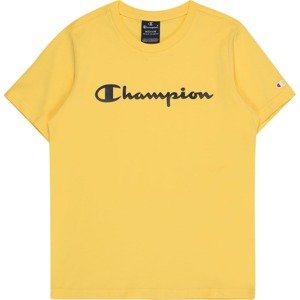 Tričko Champion Authentic Athletic Apparel žlutá / černá