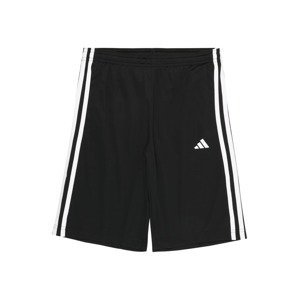 Sportovní kalhoty 'Train Essentials Aeroready 3-Stripes -Fit' ADIDAS SPORTSWEAR černá / bílá