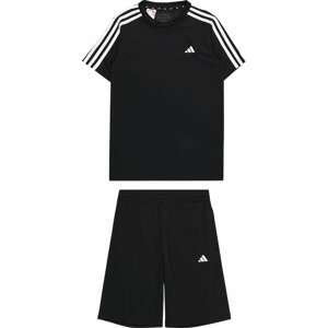 Tepláková souprava 'Train Essentials Aeroready 3-Stripes -Fit ' ADIDAS SPORTSWEAR černá / bílá